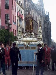 Paso de la Inmaculada por la Punta del Diamante