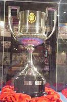 La Copa del Rey: observen el reflejo "blaugrana"...