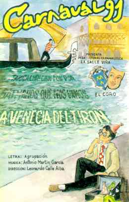 Portada del libreto del coro "A Venecia del tirn", 1991