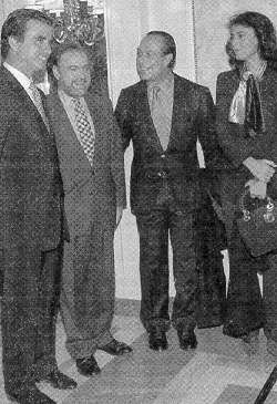 Jos Ortega Cano, Antonio Burgos, Curro Romero y Carmen Tello