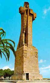 Monumento a Coln en la Punta del Sebo de Huelva 