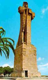 Monumento a Colón en la Punta del Sebo de Huelva