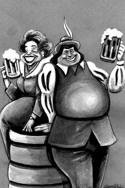 Carmen Sevilla y Gambrinus, por Idgoras y Pachi 